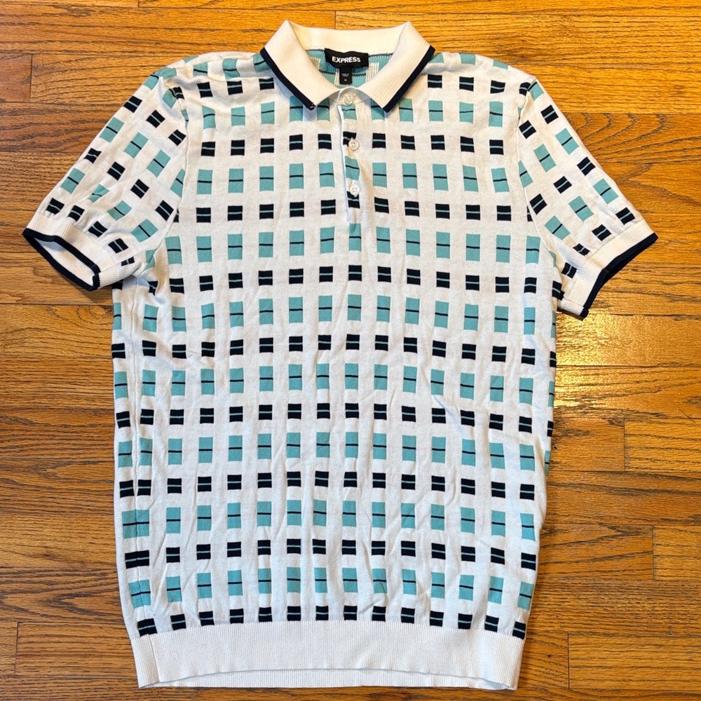 Express Knit Polo size medium